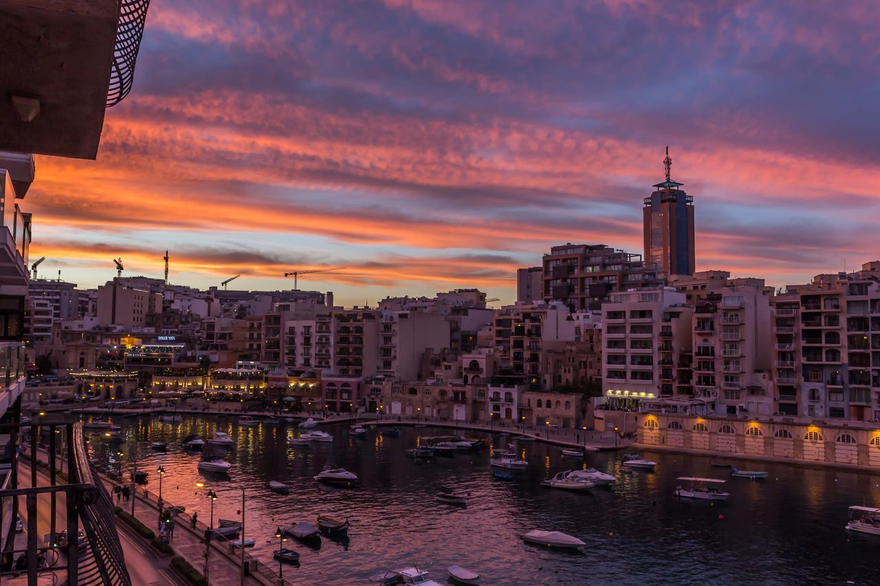 Saint Julian's Spinola Bay Top Floor Seafront 3 Bedroom Apartment With Panoramic Sea Views - By Getawaysmalta מראה חיצוני תמונה
