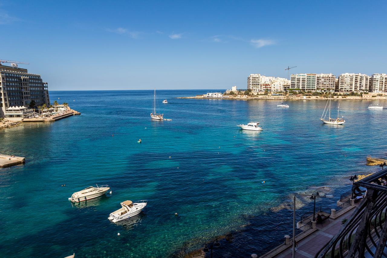 Saint Julian's Spinola Bay Top Floor Seafront 3 Bedroom Apartment With Panoramic Sea Views - By Getawaysmalta מראה חיצוני תמונה