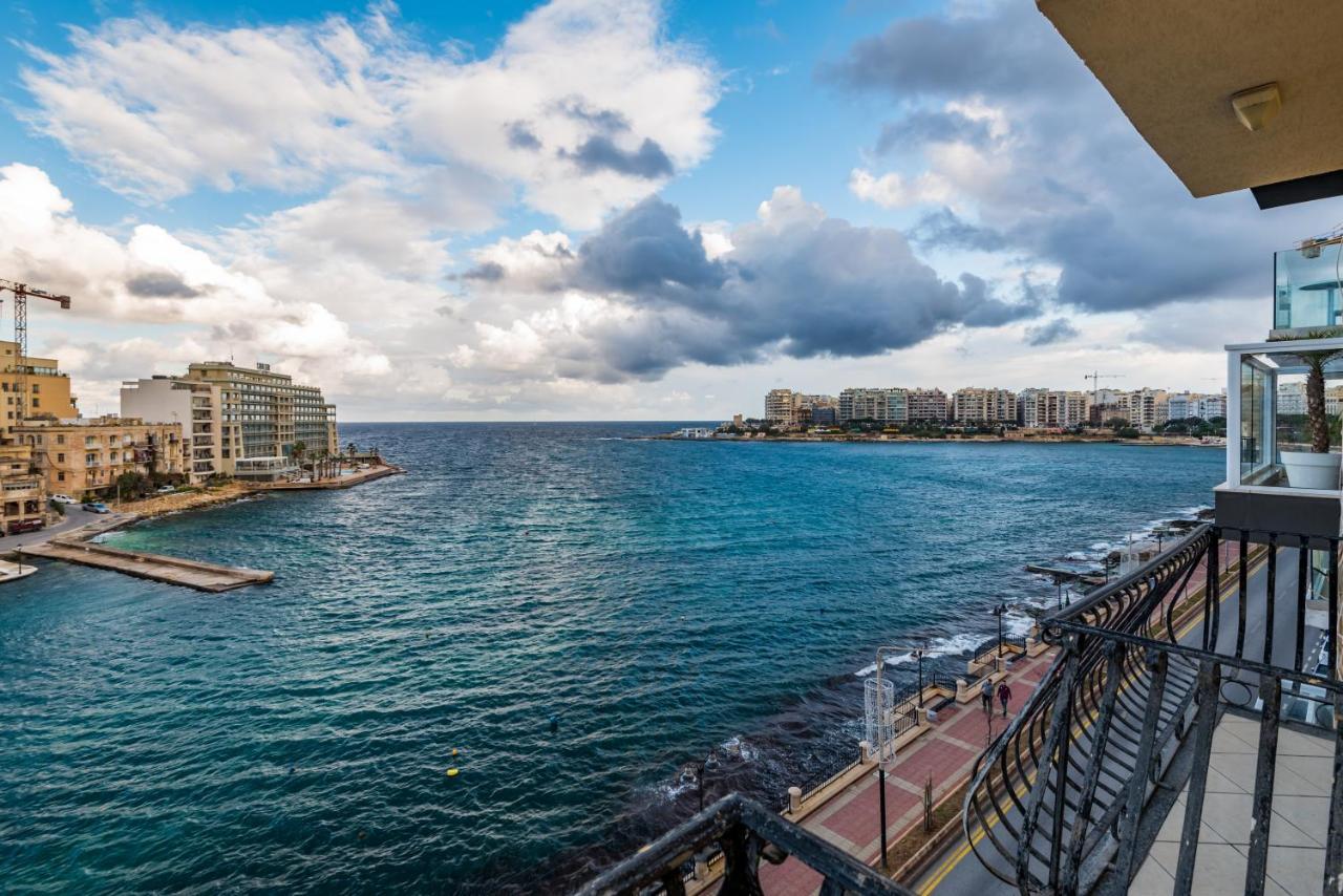 Saint Julian's Spinola Bay Top Floor Seafront 3 Bedroom Apartment With Panoramic Sea Views - By Getawaysmalta מראה חיצוני תמונה