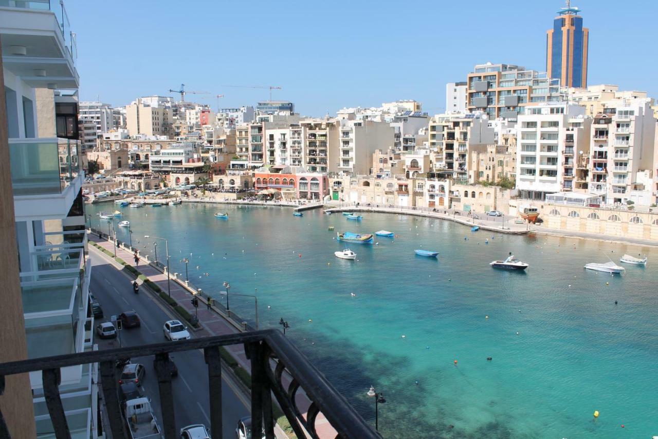 Saint Julian's Spinola Bay Top Floor Seafront 3 Bedroom Apartment With Panoramic Sea Views - By Getawaysmalta מראה חיצוני תמונה